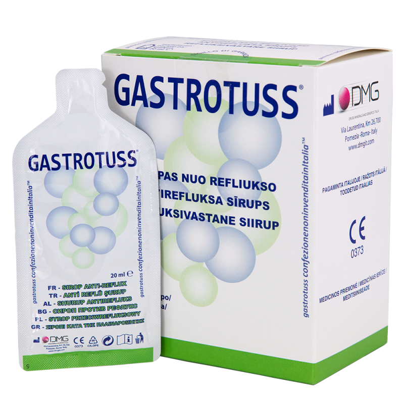 Gastrotuss® sirupas nuo refliukso N20