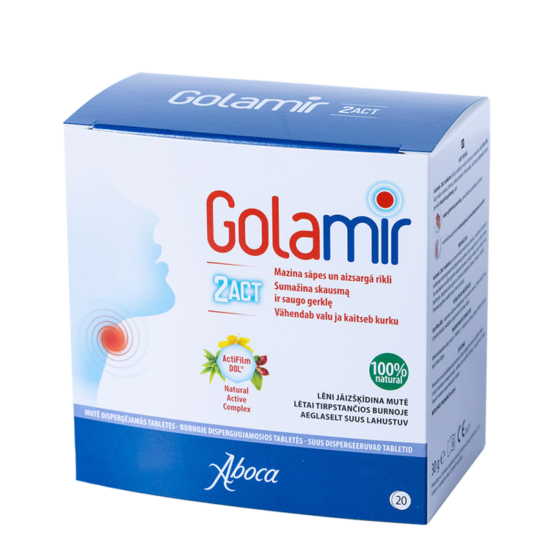 Golamir 2Act tabletės N20