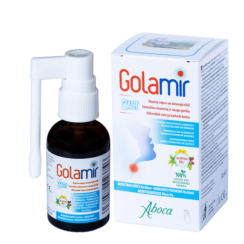 Golamir 2Act purškalas 30 ml