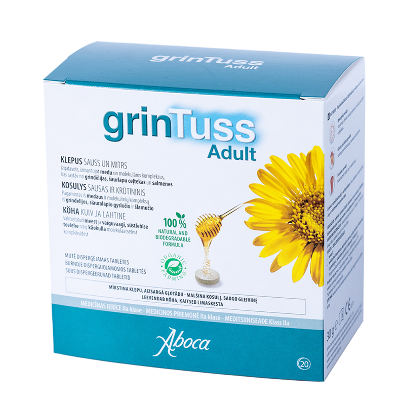 GrinTuss Adult pills N20