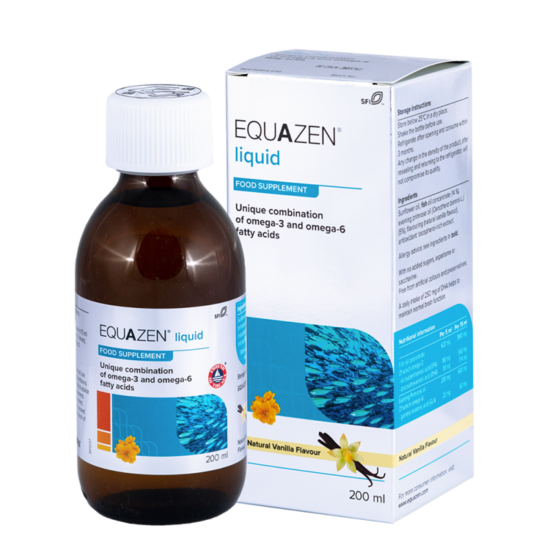 Equazen® vanilės skonio skystis 200ml