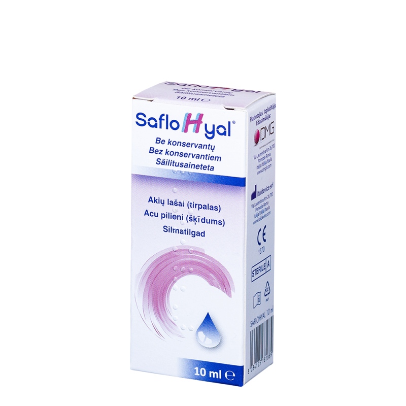SafloHyal™ akių lašai (tirpalas) 10 ml