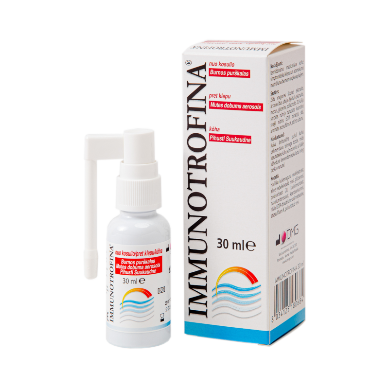Immunotrofina® purškalas kosuliui 30 ml